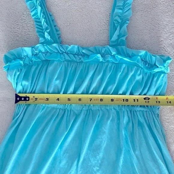 Saint Grace Womens/Juniors Tank Top Blue M - Picture 7 of 9